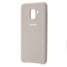 Чохол для Samsung Galaxy A8+ 2018 (A730) Silky Soft Touch сірий
