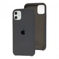 Чехол Silicone для iPhone 11 case dark gray 
