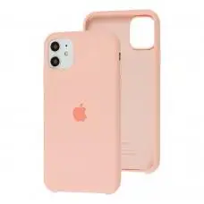 Чехол Silicone для iPhone 11 case pink sand 