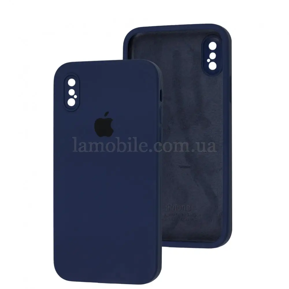 Чохол для iPhone X / Xs Square Full camera deep navy