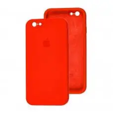 Чохол для iPhone 6/6s Silicone Full camera червоний