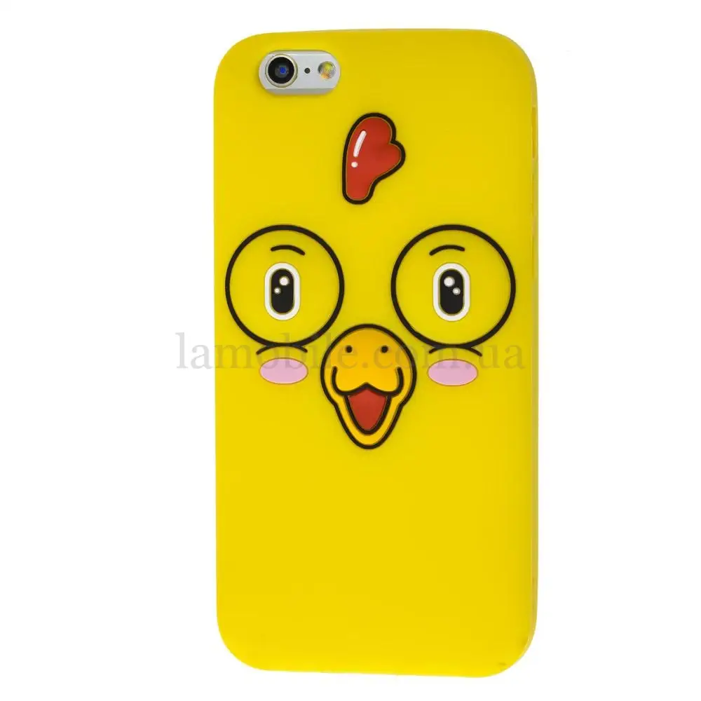 3D чохол Surprised Chicken для iPhone 6 жовтий