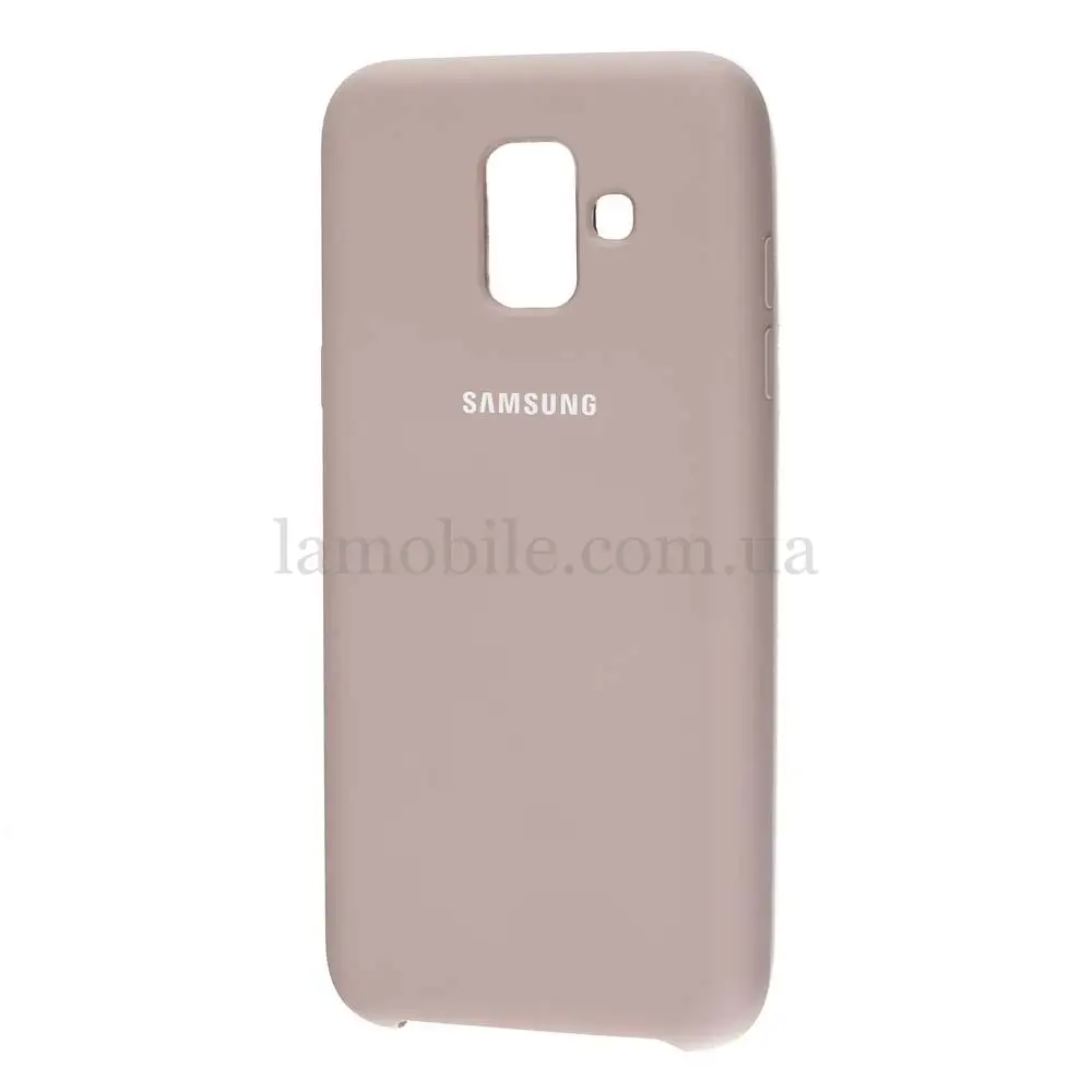 Чохол для Samsung Galaxy A6 2018 (A600) Silky Soft Touch кава з молоком