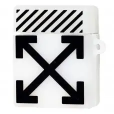 Чохол для AirPods Off-White Square білий