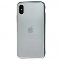 Чехол для iPhone X / Xs TPU Matt стальной