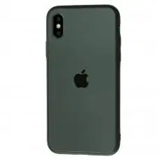 Чохол для iPhone X/Xs TPU Matt зелений