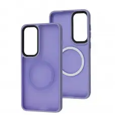 Чохол для Samsung Galaxy S24+ / S25+ WAVE Matte Insane MagSafe light purple