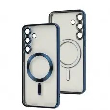 Чохол для Samsung Galaxy S24+ / S25+ WAVE Metal Color MagSafe blue