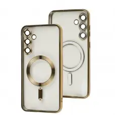 Чохол для Samsung Galaxy S24+ / S25+ WAVE Metal Color MagSafe gold