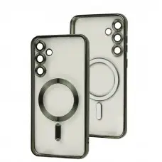 Чохол для Samsung Galaxy S24+ / S25+ WAVE Metal Color MagSafe green