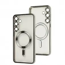 Чохол для Samsung Galaxy S24+ / S25+ WAVE Metal Color MagSafe silver