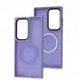Чехол для Samsung Galaxy S24 Ultra WAVE Matte Insane MagSafe light purple