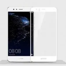 Захисне 5D скло для Huawei P10 Lite білий