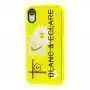 Чехол для iPhone Xr Neon print blanc