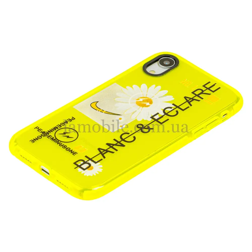 Чехол для iPhone Xr Neon print blanc