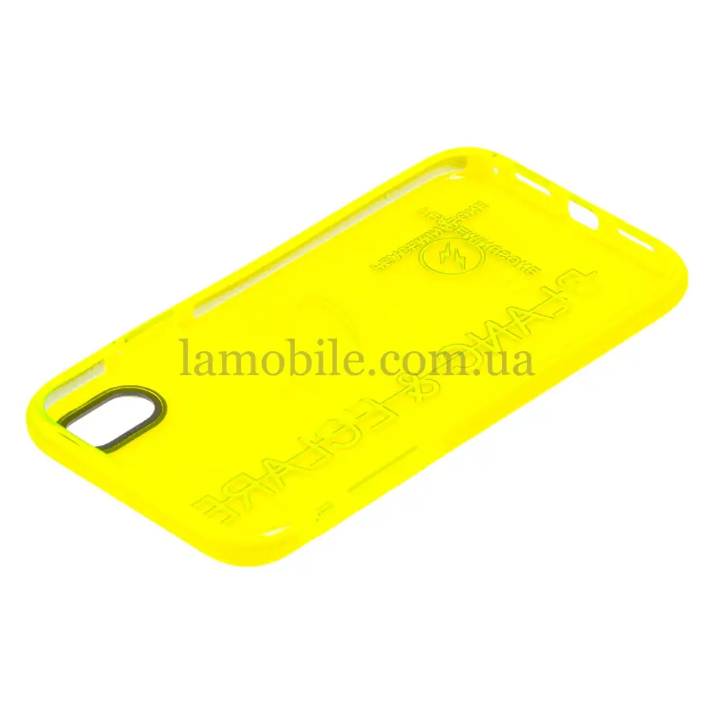 Чехол для iPhone Xr Neon print blanc