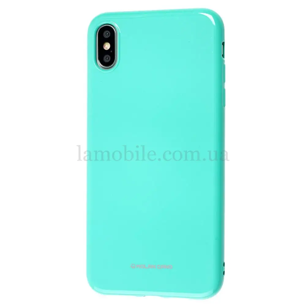 Чехол для iPhone Xs Max Molan Cano Jelly глянец бирюзовый