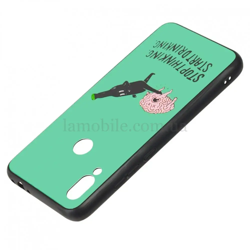 Чехол для Xiaomi Redmi 7 ForFun "stop thinking"