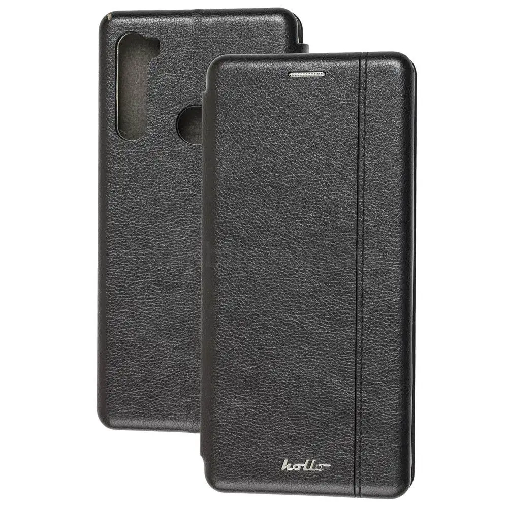 Чохол книжка для Xiaomi Redmi Note 8 Hollo Strip чорний