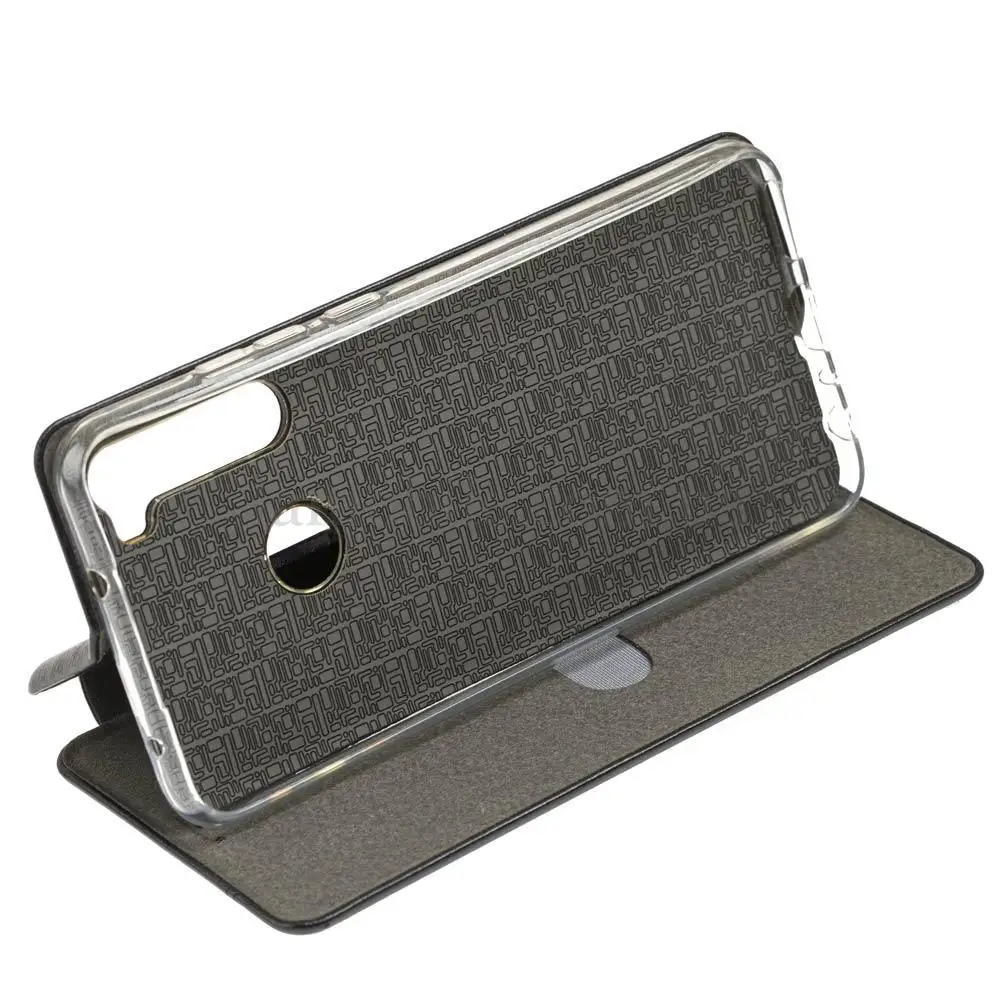 Чохол книжка для Xiaomi Redmi Note 8 Hollo Strip чорний