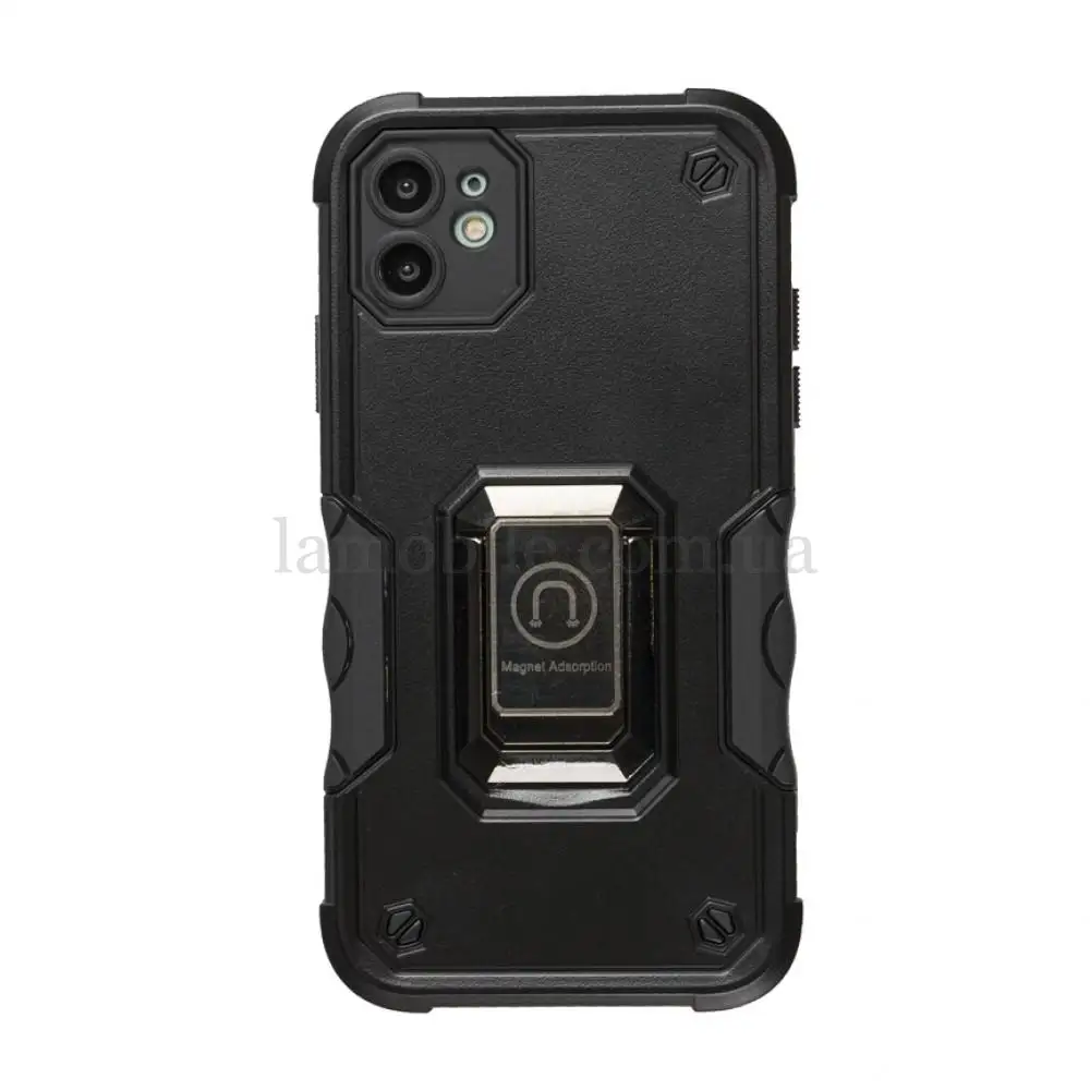 Чохол для iPhone 11 Armor Magnet Ring чорний