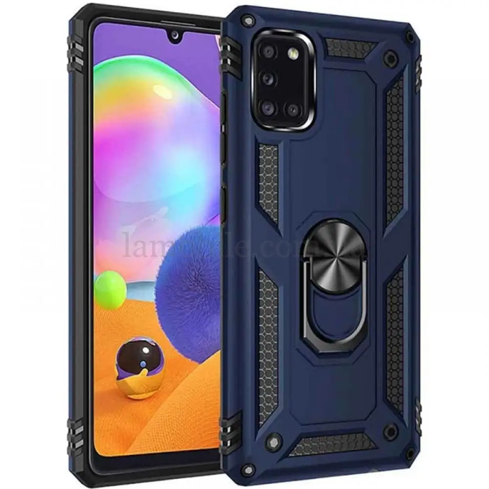 Чехол для Samsung Galaxy A31 (A315) Serge Ring ударопрочный синий