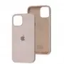 Чохол для iPhone 13 / 14 Square Full silicone chalk pink