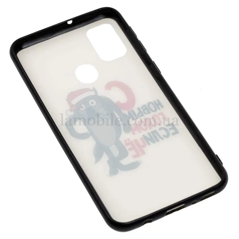 Чохол для Samsung Galaxy M21 / M30s print + popsocket "вовк"
