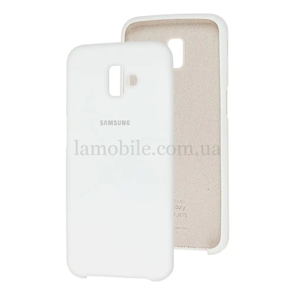Чохол для Samsung Galaxy J6+ 2018 (J610) Silky білий