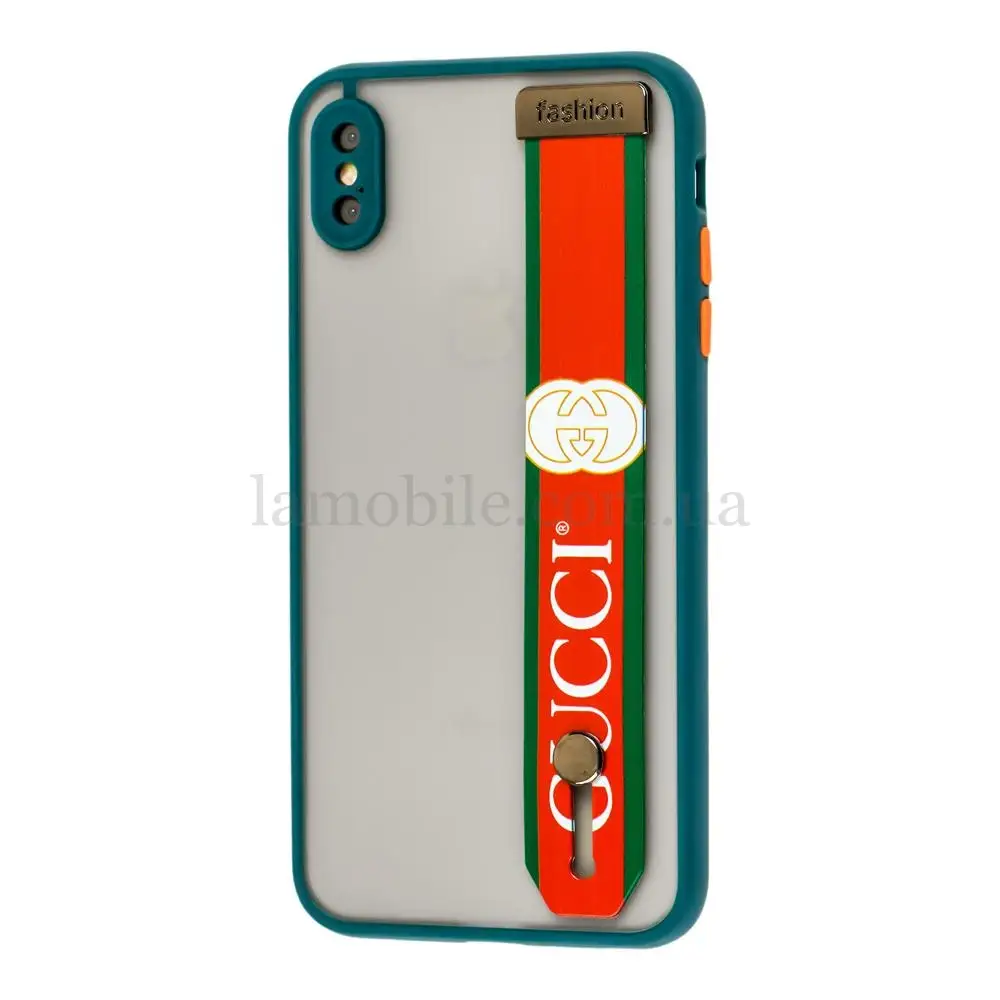 Чехол для iPhone X / Xs WristBand G I зеленый