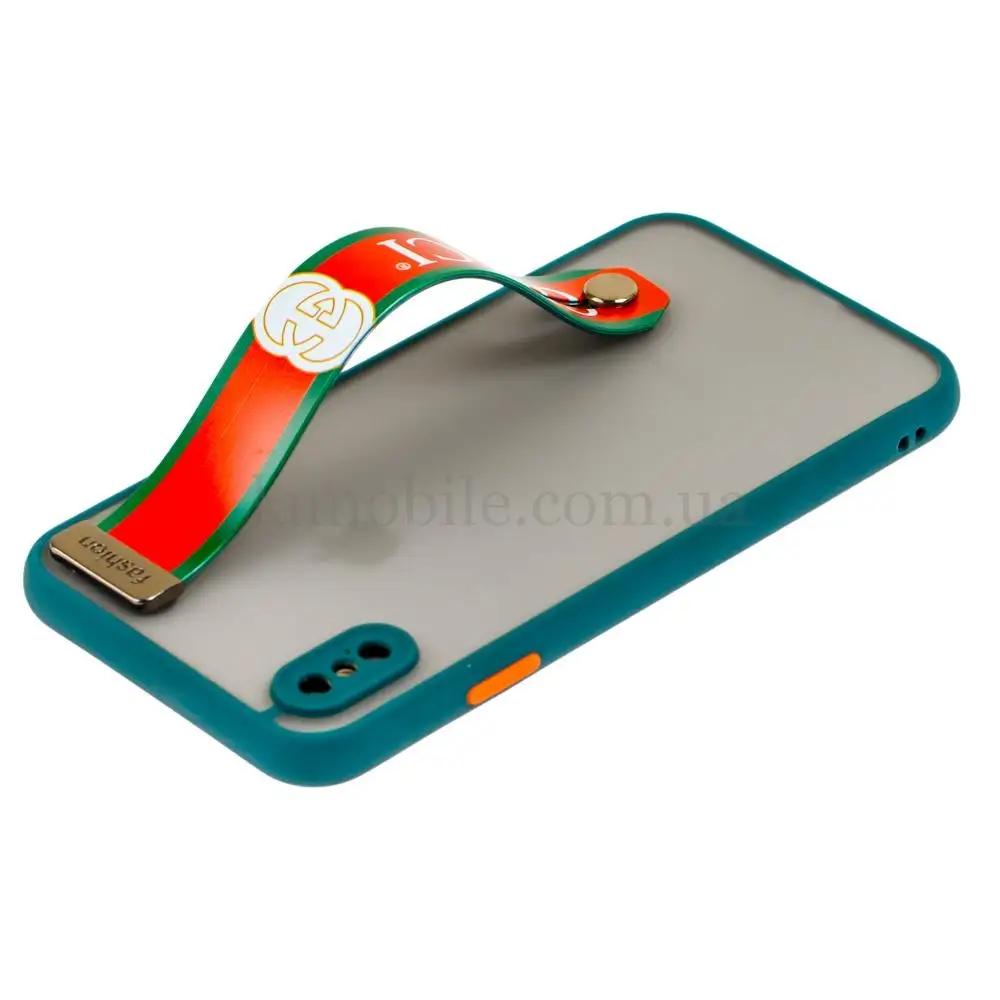 Чехол для iPhone X / Xs WristBand G I зеленый