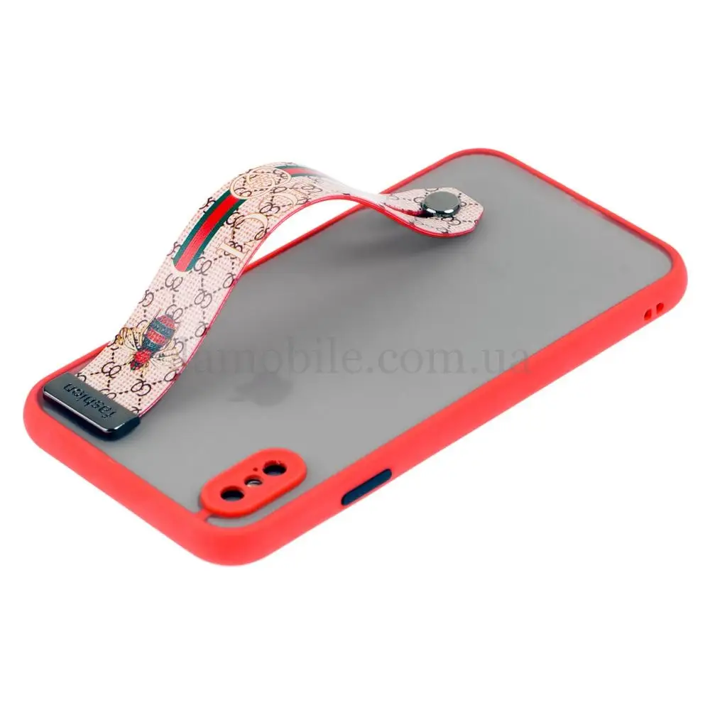 Чехол для iPhone X / Xs WristBand G IV красный