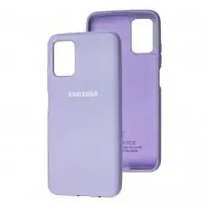 Чехол для Samsung Galaxy A03s (A037) Silicone Full сиреневый