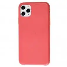 Чехол для iPhone 11 Pro Max Leather classic "peony pink"