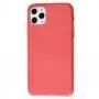 Чехол для iPhone 11 Pro Max Leather classic "peony pink"