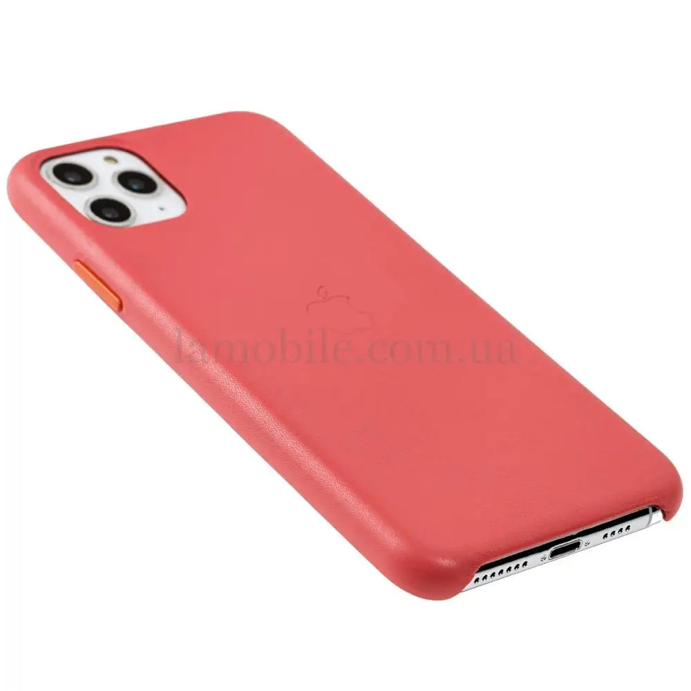Чехол для iPhone 11 Pro Max Leather classic "peony pink"