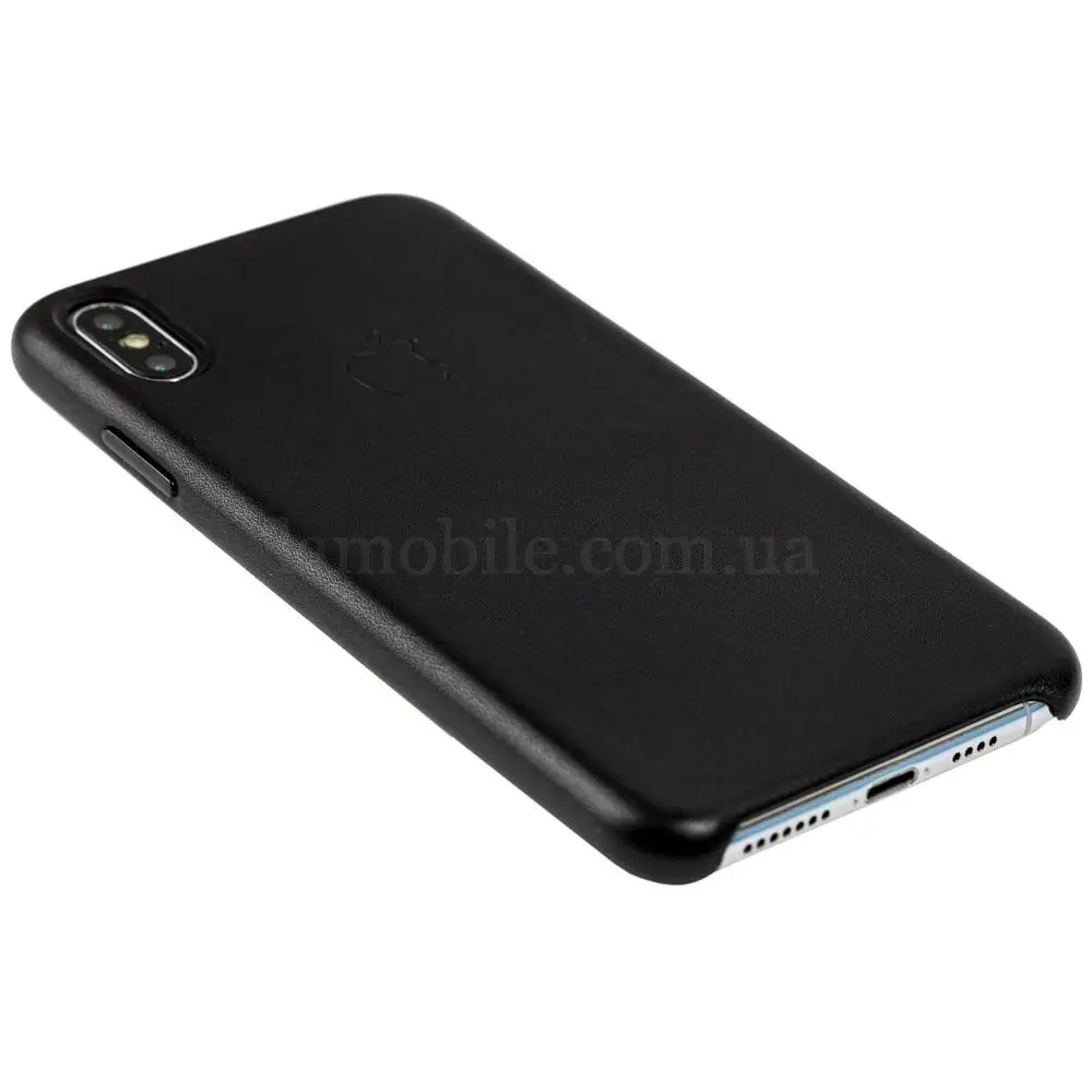 Чохол для iPhone Xs Max Leather classic "чорний"