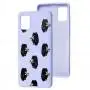 Чохол для Samsung Galaxy A31 (A315) Wave Fancy bears with tea / light purple