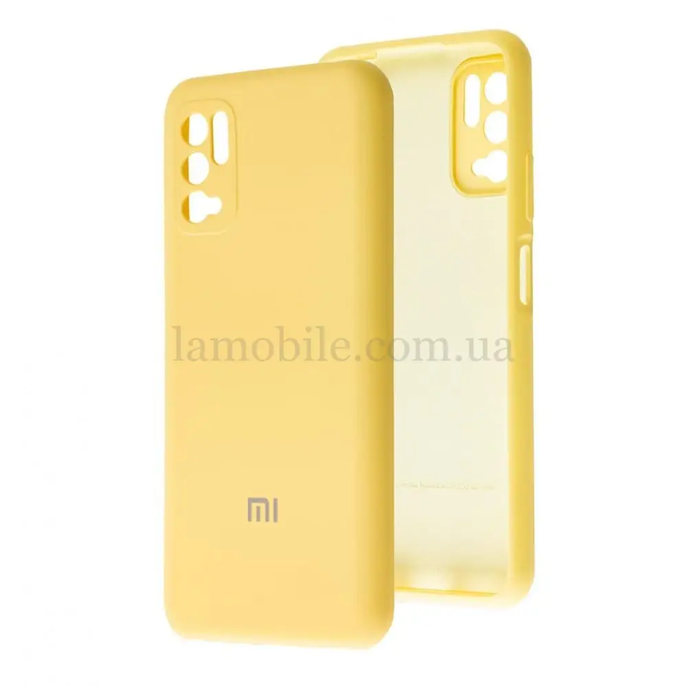 Чехол для Xiaomi Redmi Note 10 5G / Poco M3 Pro Full camera желтый