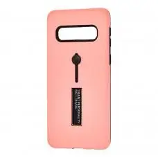 Чехол для Samsung Galaxy S10 (G973) Kickstand персиковый