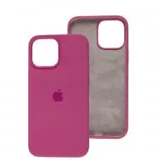 Чохол для iPhone 13 Pro Max Square Full silicone бордовий / dragon fruit