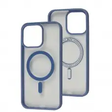 Чехол для iPhone 15 Pro Max Berlia Color MagSafe sierra blue