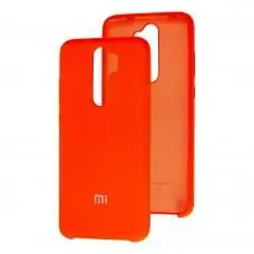 Чохол для Xiaomi Redmi Note 8 Pro Silky Soft Touch "помаранчевий неон"