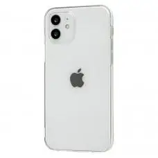 Чохол для iPhone 12 Silicone Clear 2.0mm прозорий
