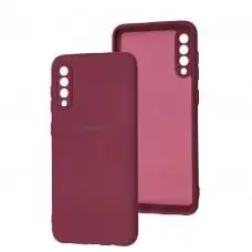 Чехол для Samsung Galaxy A50/A50s/A30s Silicone Full camera marsala