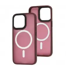 Чохол для iPhone 13 Pro WAVE Matte Colorful MagSafe red