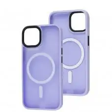 Чохол для iPhone 14 WAVE Matte Colorful MagSafe light purple