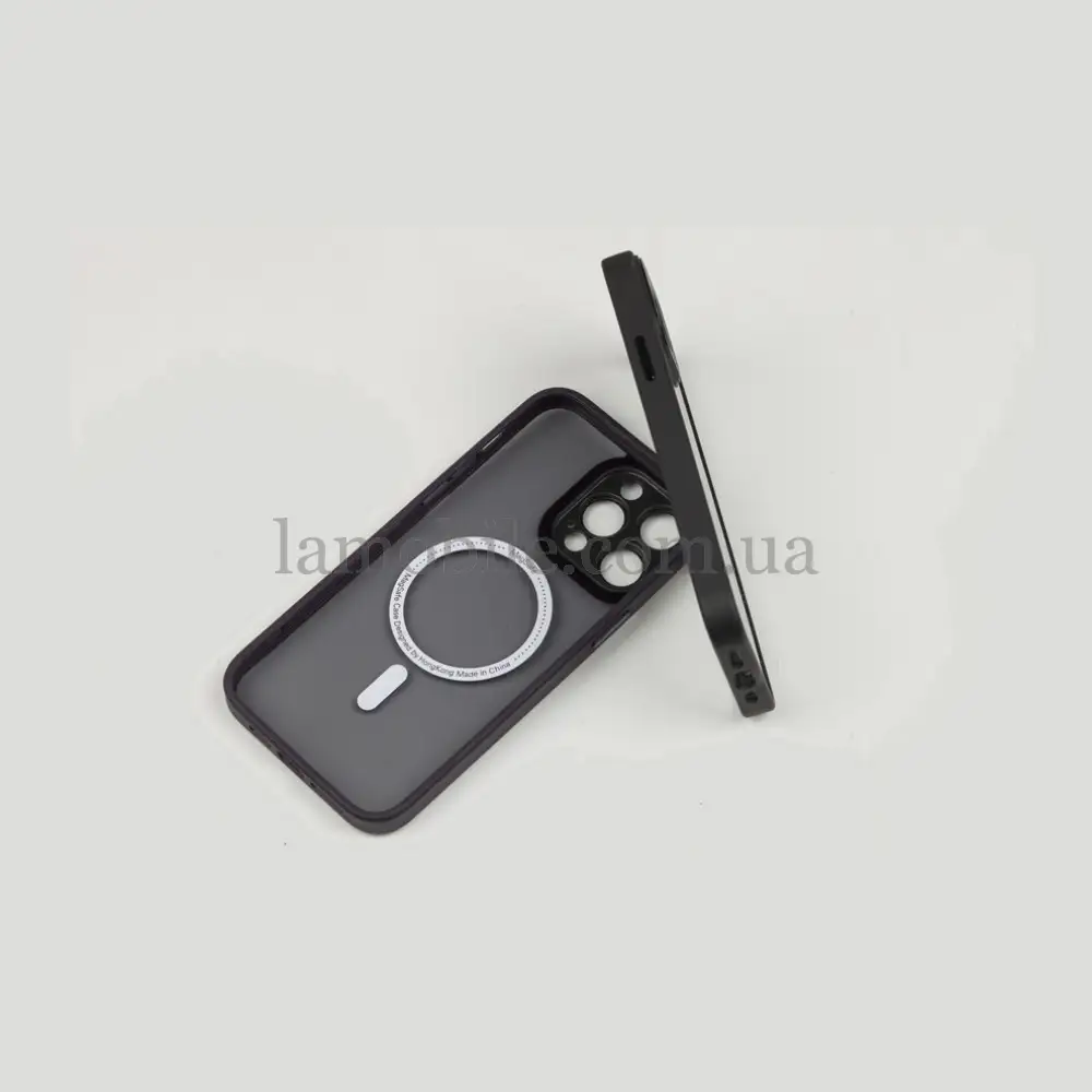 Чехол для iPhone 15 Pro Max MagSafe Acrylic Matte purple