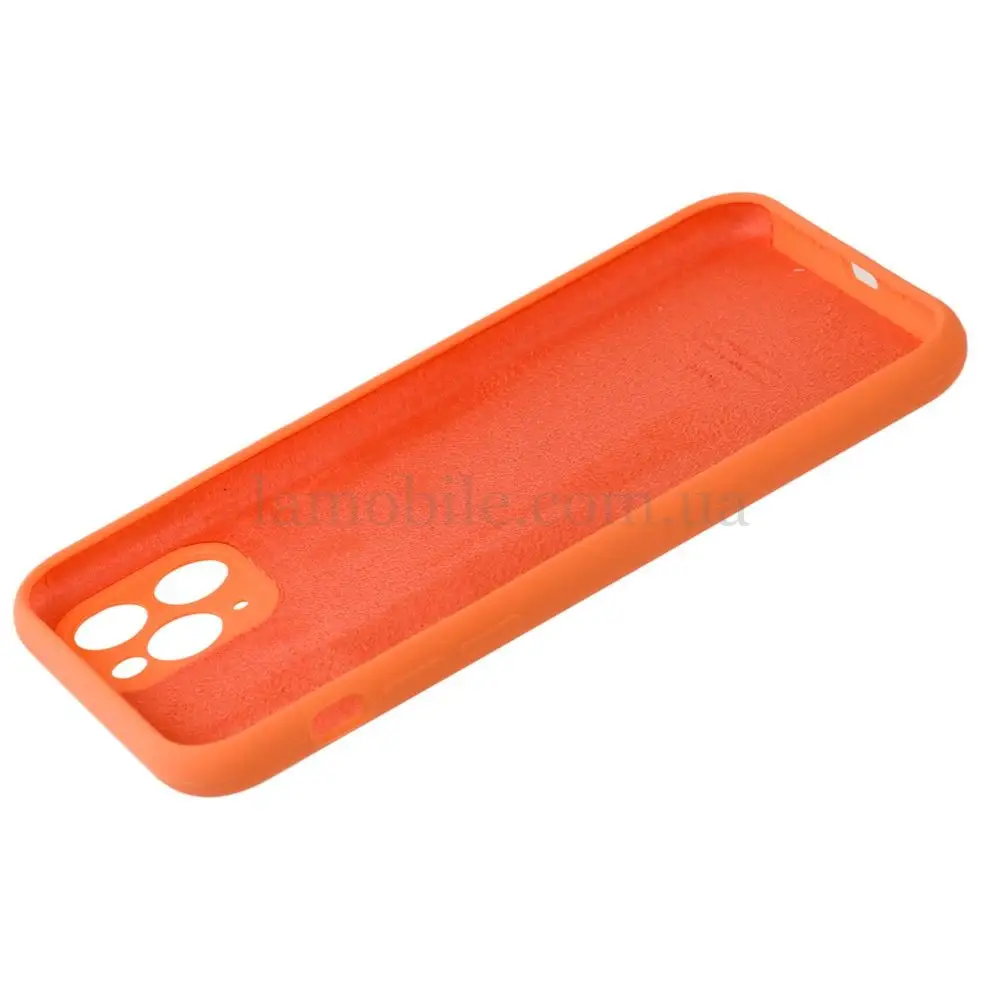 Чохол для iPhone 11 Pro Max Silicone Slim Full camera papaya