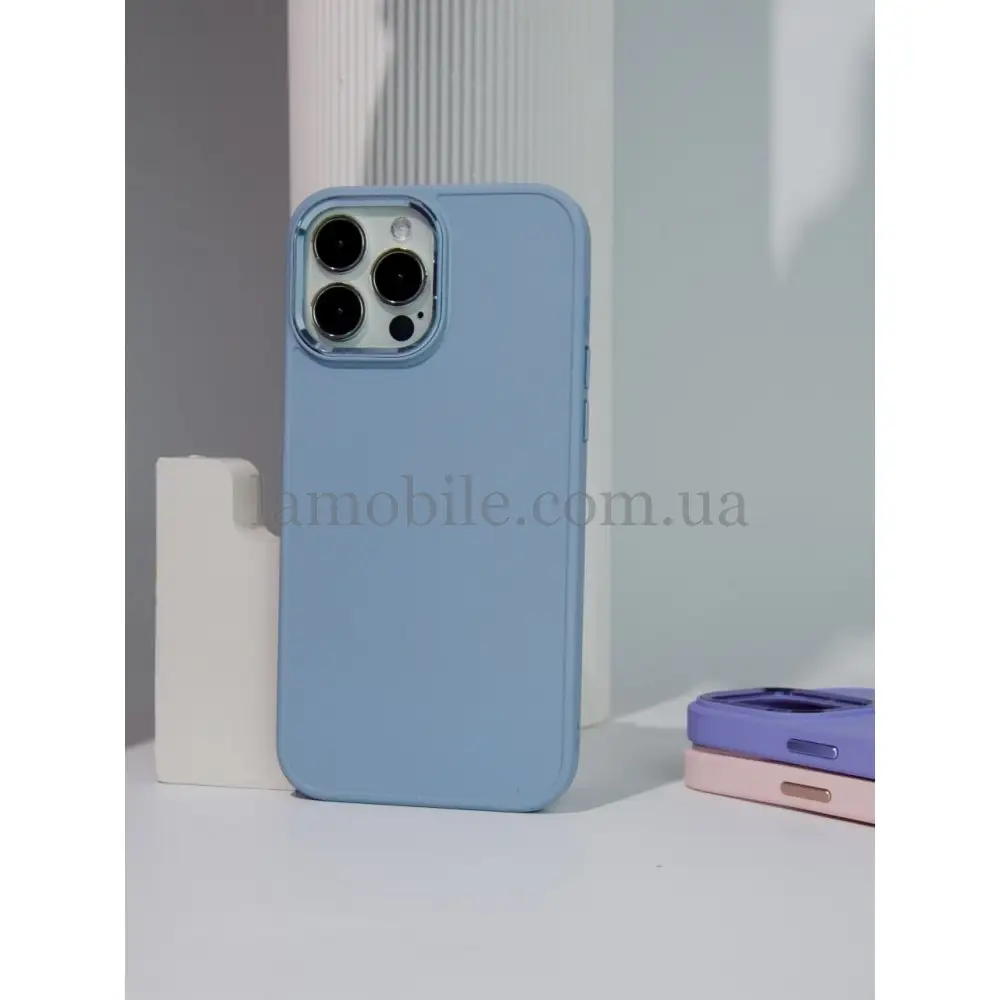 Чехол для iPhone 12/12 Pro Bonbon Metal style light pink